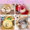 Pineapple Pup And Strawberry Bear Plush Cartoon Shoulder Bag Large Capacity Tote For Everyday Use
