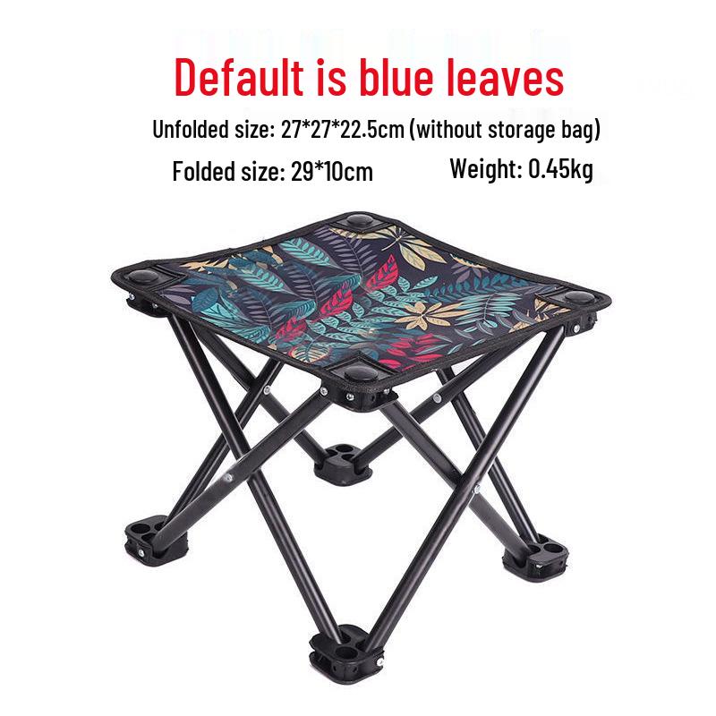 Portable Outdoor Folding Stool for Fishing, Sketching, and Picnics