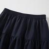 Women's Elastic Waist Cutout Hem A-Line Midi Skirt