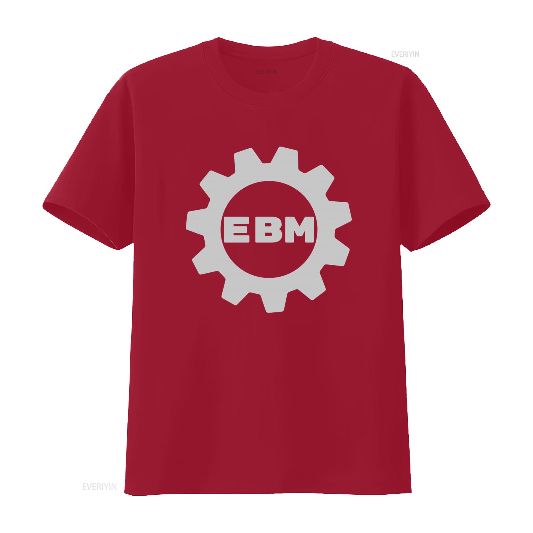 

EBM Industrial Music Gear T shirt Stylish Goth Clothing for Fans vintage Washed Top For Everyday Wear Breathable Casual Soft S
