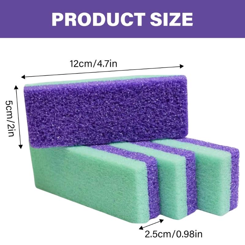 4 Pieces Foot Pumice Stone Feet Pumice Block Foot Care Exfoliator Pedicure Tool Callus Remover Foot Scrubber for Feet
