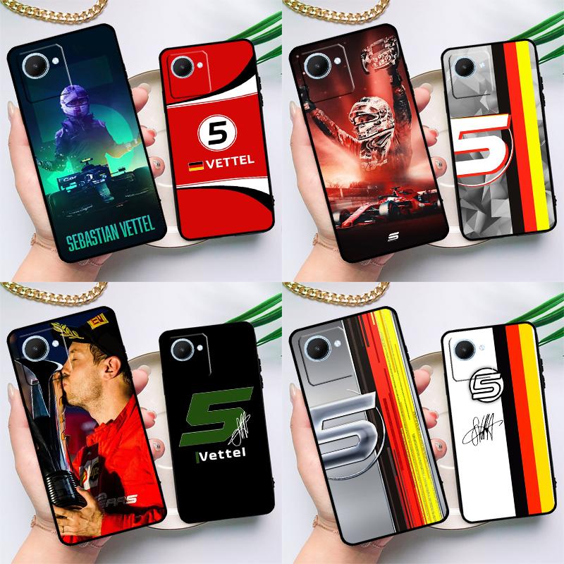 

Чехол Sebastian Vettel F1 Formula для Realme C55 C33 C31 C35 C30 C11 C15 C25s C21Y GT Neo 5 3T 2T 8 9 10 11 Pro Plus