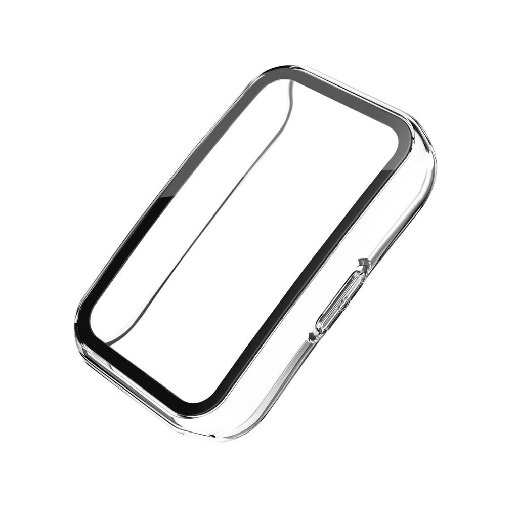 Screen Protect Case for Huawei Band 7 Plastic Hard Case Tempered Film 0.188 Mm Touch Sensitive for Huawei Smartband 7