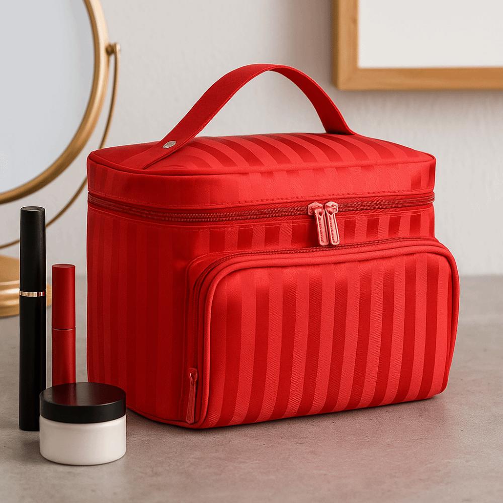 Waterproof Makeup Bag Hand-held Travel Organizer Fashionable Toiletry Bag  for Home