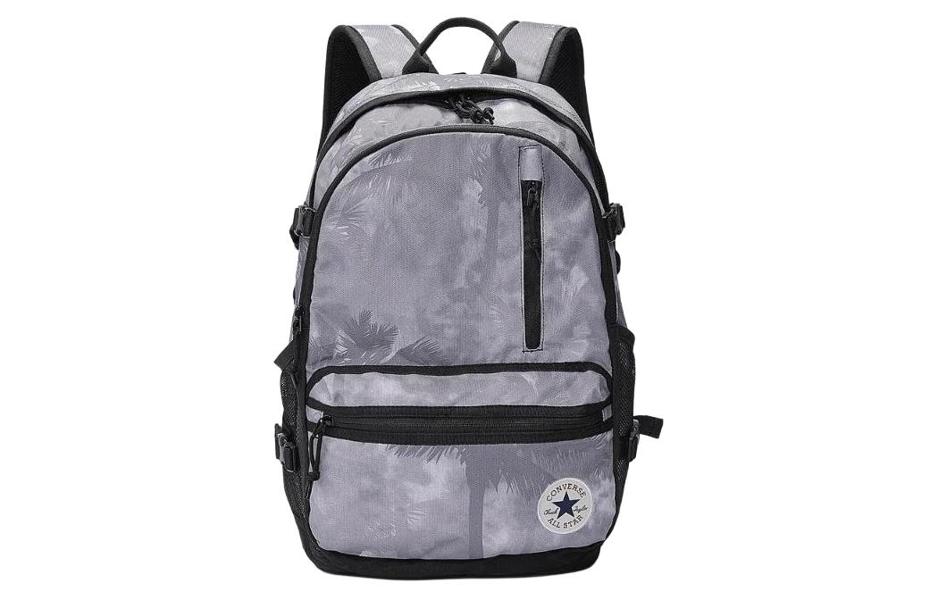 Тканевый рюкзак Converse с полиэстером, средний, унисекс, серый 10026406-A01 Medium