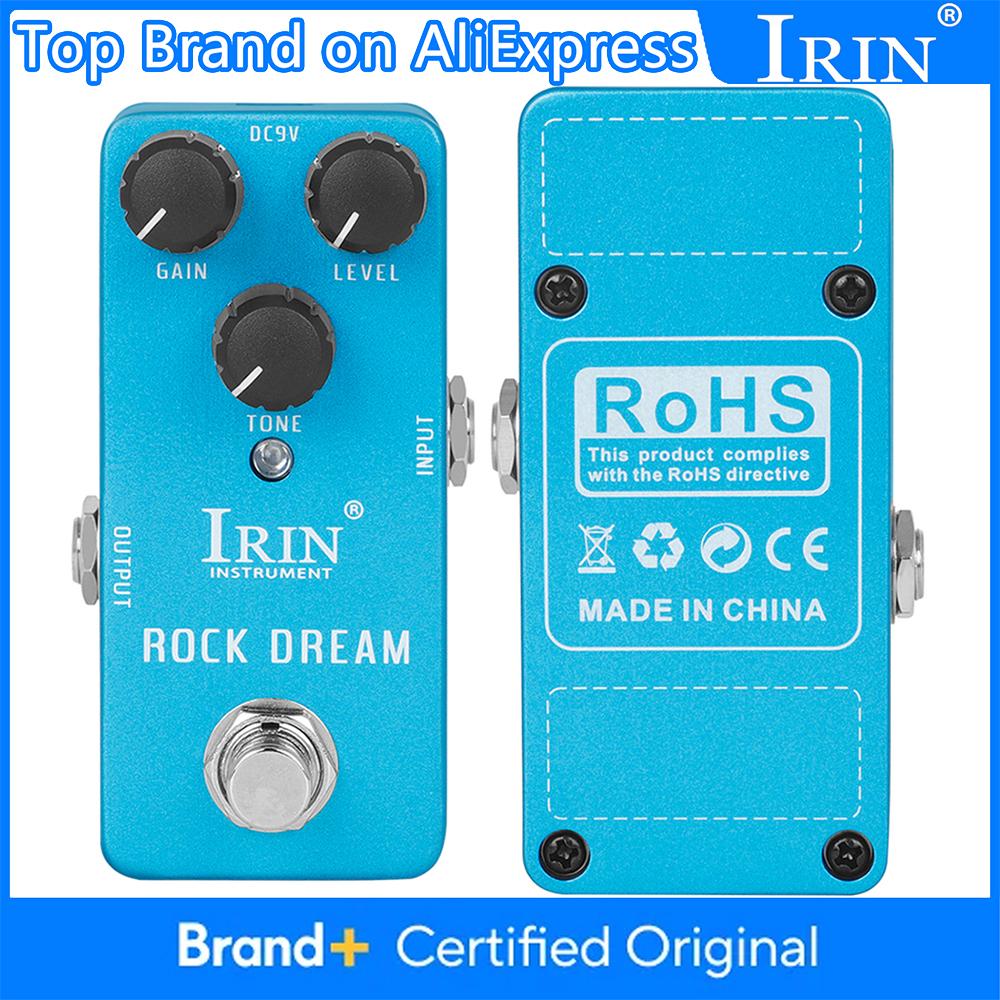 IRIN RS-03 Electric Guitar Effect Pedal Rock Dream Pedal Retro Classic Rock Distortion Pedal True Bypass Guitar Accessories