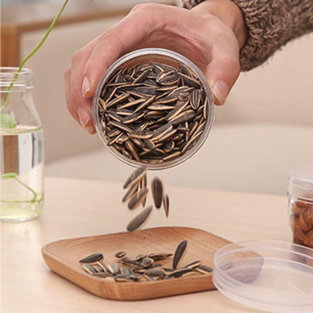 Plastic Food Spices Container Transparent Miscellaneous Grain Tank Candy Jewelry Jars  Cereal
