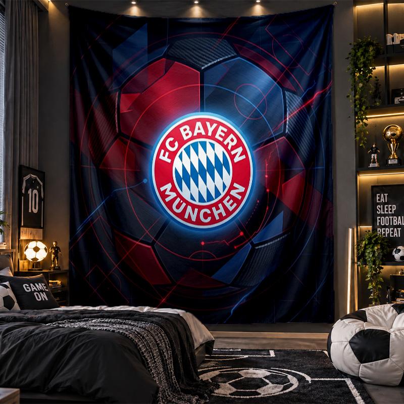 Arazzo da Appendere alla Parete Tessuto con Stampa del Bayern Monaco per Soggiorno Camera da Letto Decorazione per la Casa