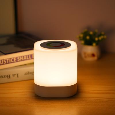 Veilleuse colorée, lumière blanche chaude, lumières changeantes de couleur RVB, petites lampes tactiles, table à intensité variable