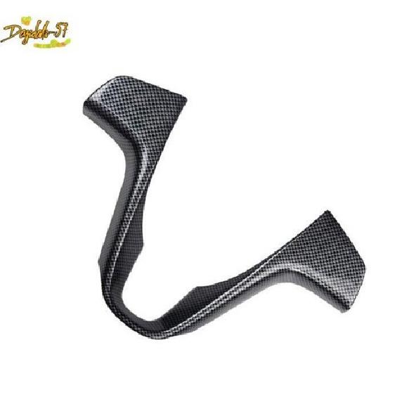 Carbon Fiber Steering Wheel Horn Ring Cover Trim For Hyundai Accent 2012-2017