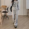New ArrivalS Open Run Manhattan Print Round Neck Tone Down Spring Men S SweatShi