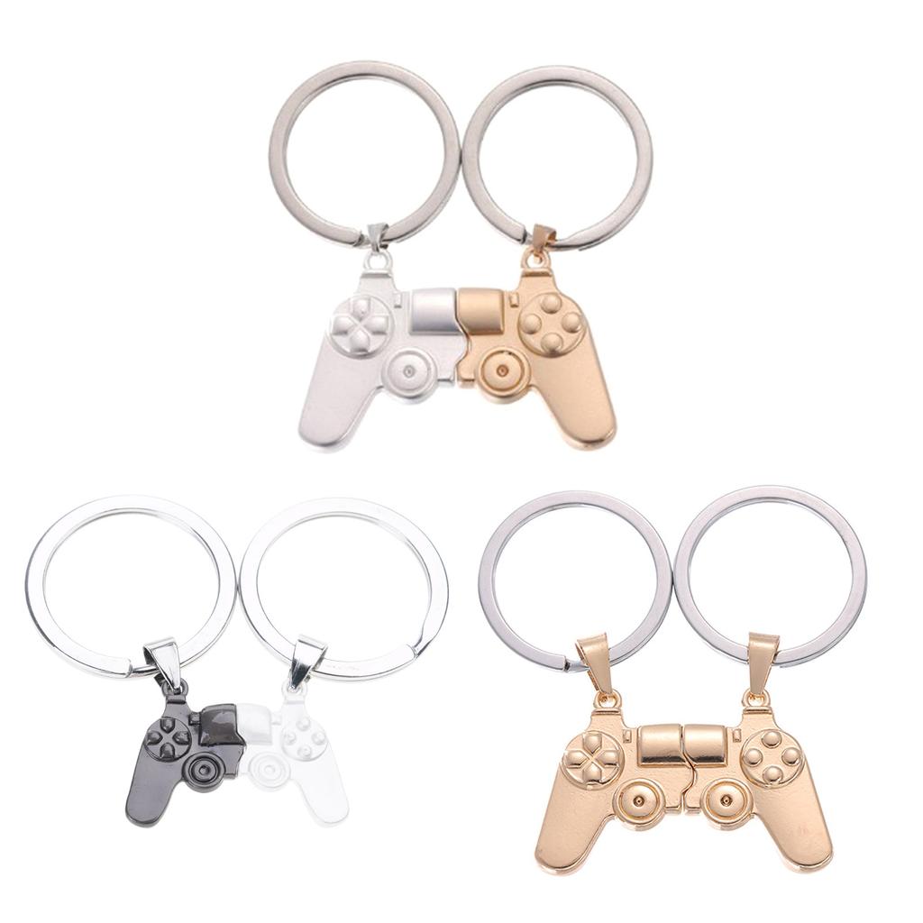 2 Pcs Keychain Gamer for Key Ring for Key Chain Game Controller Jewelry Magnet K