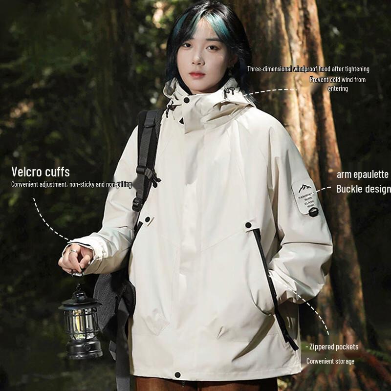Unisex Outdoor Windproof Waterproof Trekking Jacket