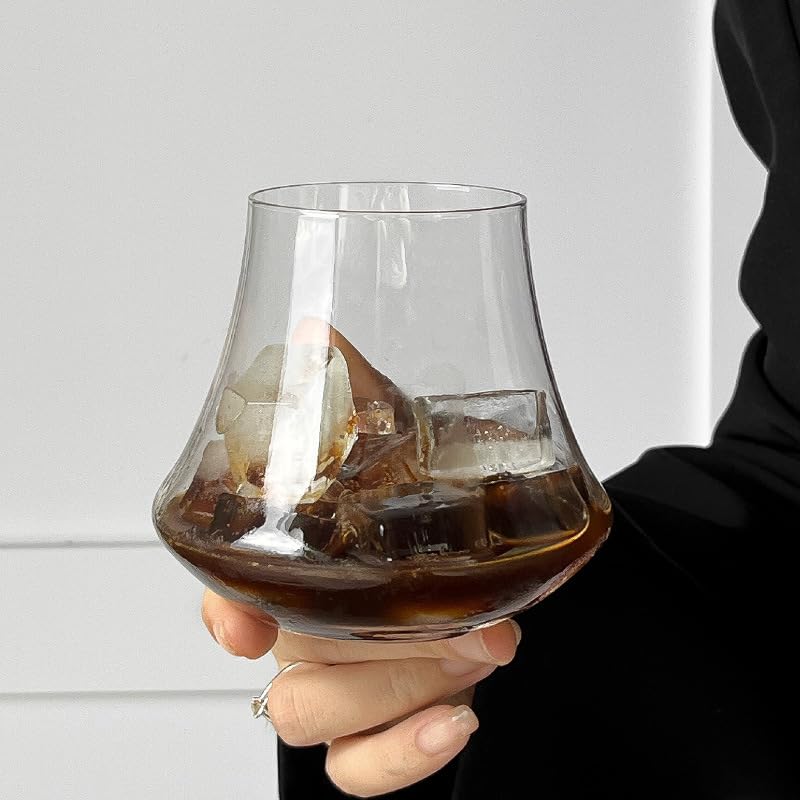 Whiskey Tasting Straight Glass, Whiskey Glass, Rocks Glass, 310ml, Wooden Box Included