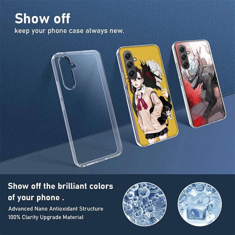 Anime D-DandadanS Okarun Phone Case for Samsung A16 A26 A36 A56 A17 A37 A57 A07 A06 A02S A03 A04S A05S Galaxy Note 20 10 A50S A7