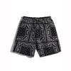 Pantalones Cortos Casuales de Playa para Hombre Transpirables Vintage con Estampado de Personalidad Hip Hop High Street Streetwear