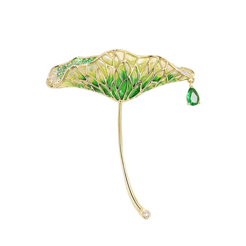 Copper Base Brooch Blank Enamel Plated Brooch Setting Oriental Style Flower Brooch Women