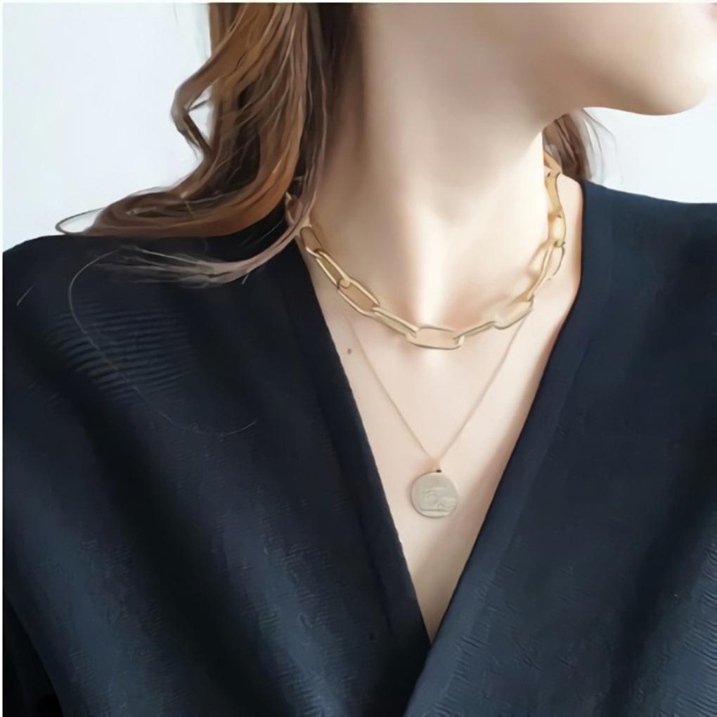 

Simple Ball Chain Daily 15K Gold Plated Bracelet Bold Square Chain bracelet