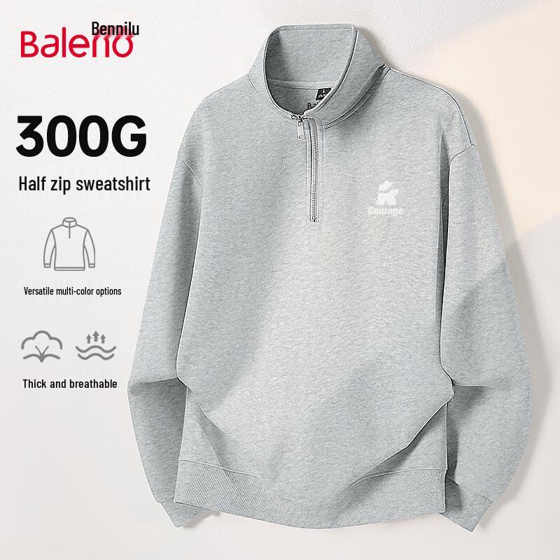 Baleno Men s Casual Sport Half-Zip Sweatshirt L
