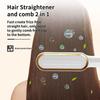 Hair Straightener Brush Anti-Scald Ionic Hair Straightener Comb LED Screen Fast Heating Straightening Brush Women Hairstyle Tool