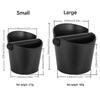 Espresso Coffee Knock Box for Grounds with Removable Shock-Absorbent Knock Bar and Anti-Slip Base, Coffee Knock Box Container, Black