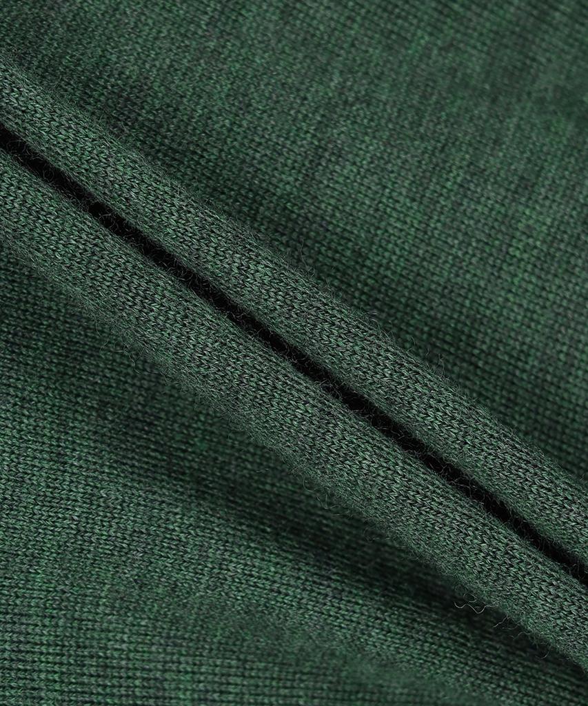 BROOKS BROTHERS Merino Wool Polo Sweater (Dark Green) (Bbwtmf9639Jew)