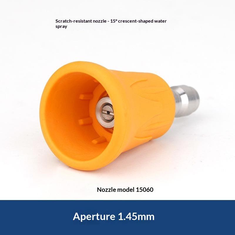 High Pressure Car Washer Nozzle Tips Quick Connect Stainless Steel Sector Sprayer for Auto Detailing Yard Cleaning Use