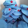 Red Star Octagonal Hat: Children's & Adults' Five-Star Eighth Route Army Tribute