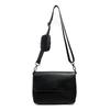 Bymoss Keyring Leather Mini Crossbody Bag 2 - Black