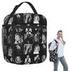 Helene Fischer Collage Isoliertische Lunchtasche für Damen Kinder Tragbar Lebensmittelbehälter Thermische Lunchbox Tragetasche