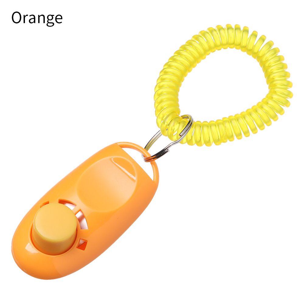 Dog Training Clicker Dog Clicker Adjustable Sound Key Chain and Wrist Strap Dog Accessories Pet Dog Supplies