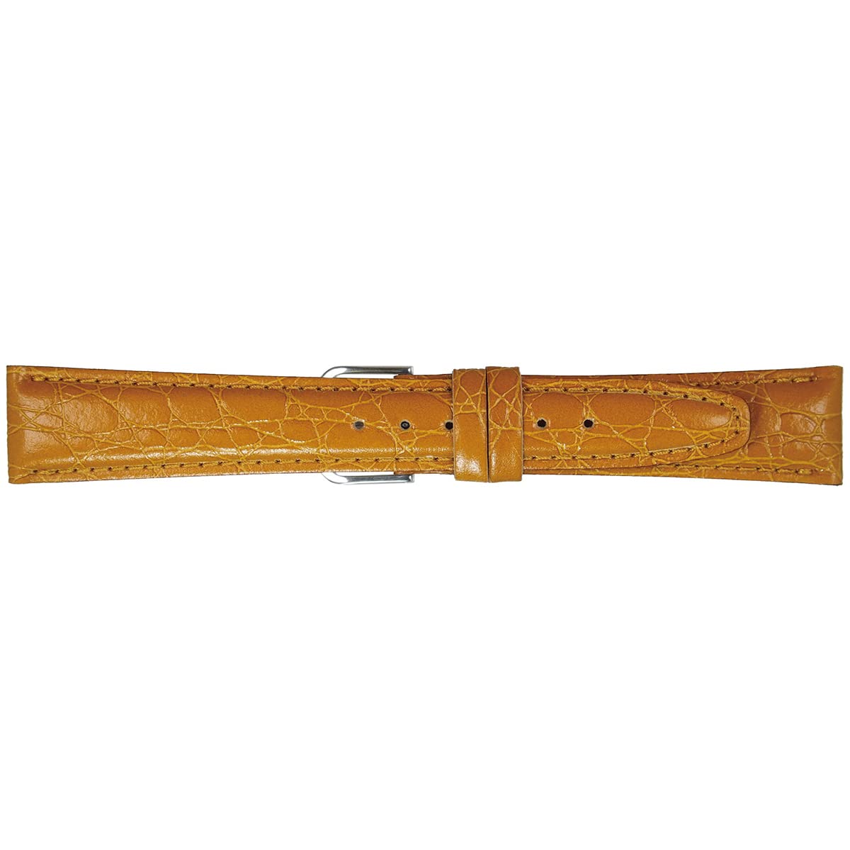

Mimosa Watch Band RA Embossed Crocodile 17mm Gold золотий