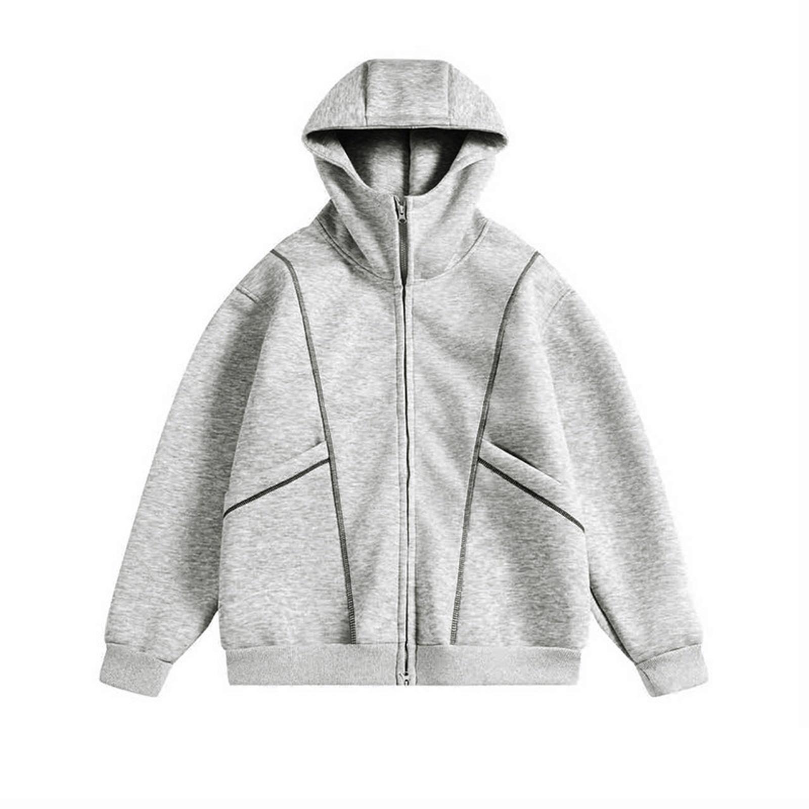 

Мужской кардиган на молнии с капюшоном American High Street Blockbuster — это текстурированное худи с капюшоном. XXL