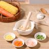 Baijie Ceramic Baby Food Grinding Bowl with Pestle