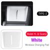 Wireless Charging Pad for Tesla Model YL Accessories 2026 Center Console Wrap Cover Silicone Anti-slip Armrest Protector Frame