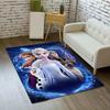 1pc Frozen Pattern Carpet Area Rug Non-slip Carpet Hand Washable Floor Mat Suitable For Living Room Bedroom Home Decor Room Decor Christmas