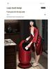 High-End Large Capacity Trash Can with Lid & Wheels for Home: Living Room, Bedroom, Kitchen - No Need To Bend Over, Easily Movable Paper Basket.
