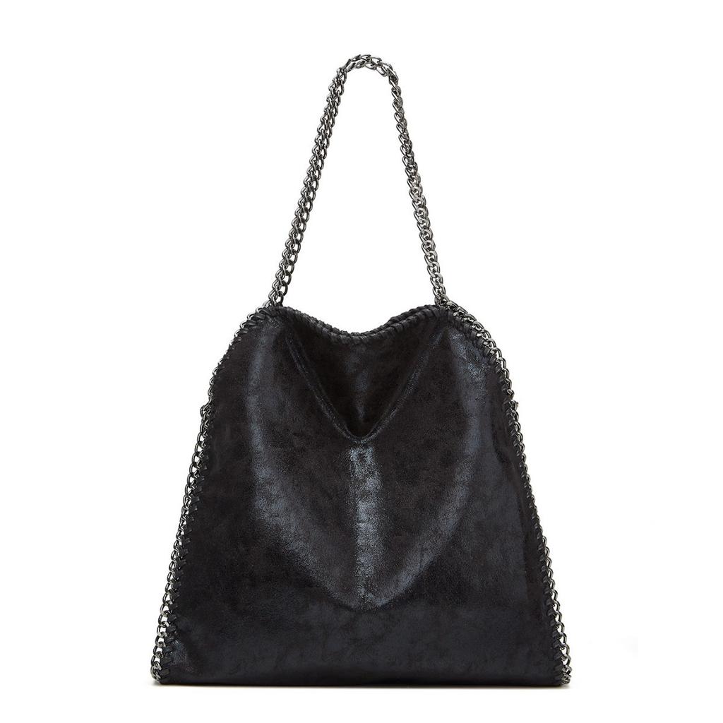 European and American Retro Five pointed Star Rivet Chain Women's Bag Fashionable Ladies Large Capacity Single Shoulder Oblique Straddle Hand