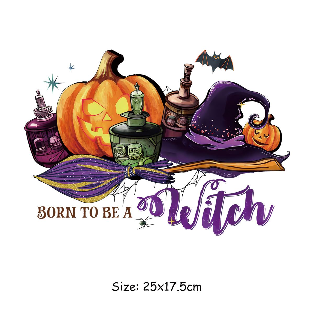 

Тыква Хэллоуин Термонаклейка Винил DIY Термопресс Толстовки Топы A-Level Стирающиеся Термонаклейки Для Одежды