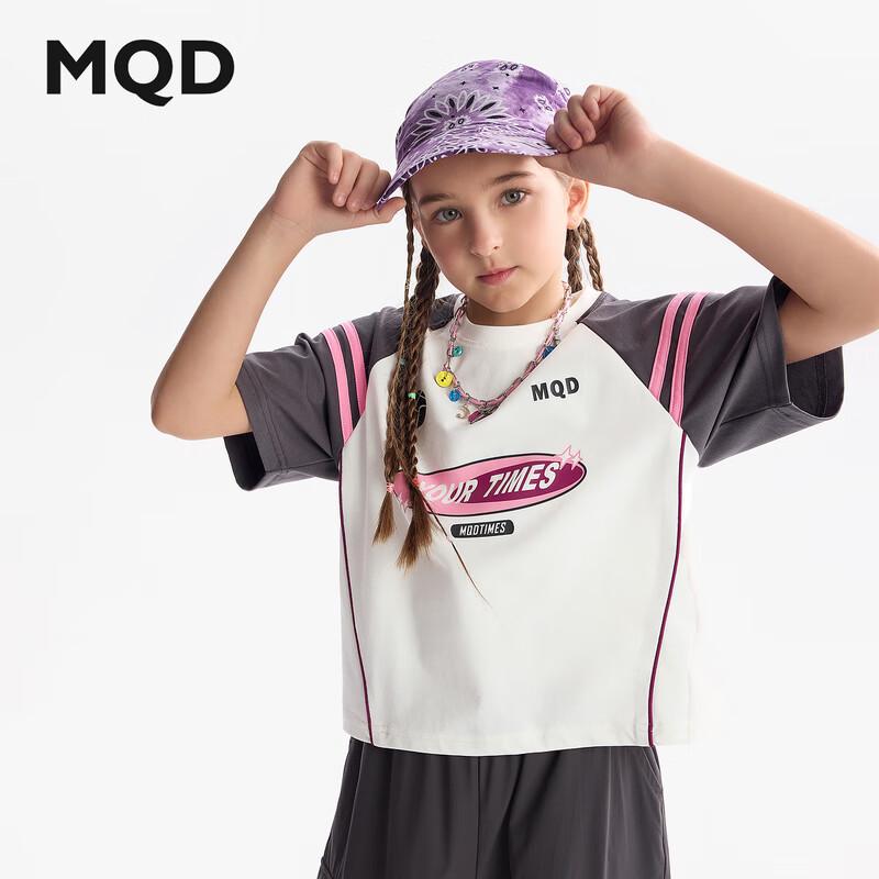 MQD Girls  Sweet & Cool Short Sleeve T-shirt & Pants Set 110