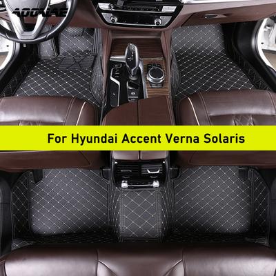Dywaniki Samochodowe Do Hyundai Accent Verna Solaris Dywaniki Samochodowe Podłogowe Coche Akcesoria