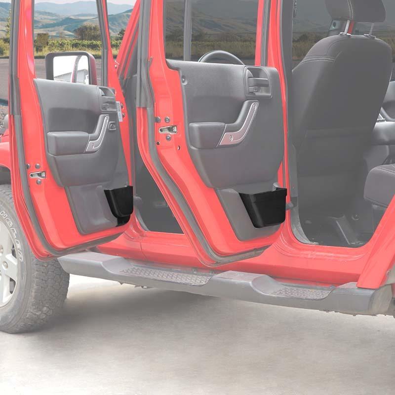 Car Front Rear Door Mesh Pockets Storage Box Organizer Container For Jeep Wrangler JK 2011-2017 Interior Accessories