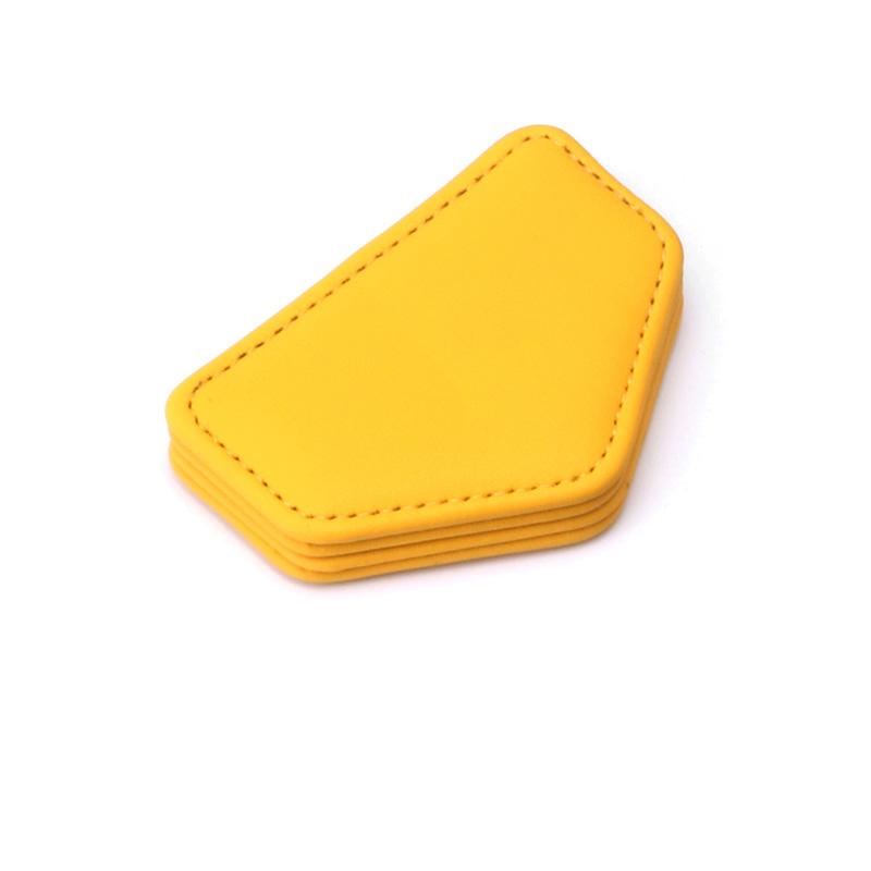 Magnetic Car Seat Belt Clip Safety Belt Fixed Limiter PU Seat Belt Stopper Buckle with Card Clip Car Decoration Auto Accessories