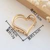 Fashion Alloy Round Chain Hairpin Women'S Back Of Head Shark Clip Medium Geometric Small Grab Clip Headgear Hairpin