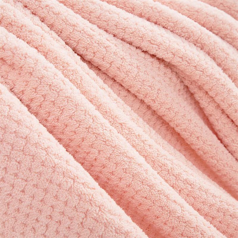 Mercury Home Textiles Pineapple Grid Towel Blanket