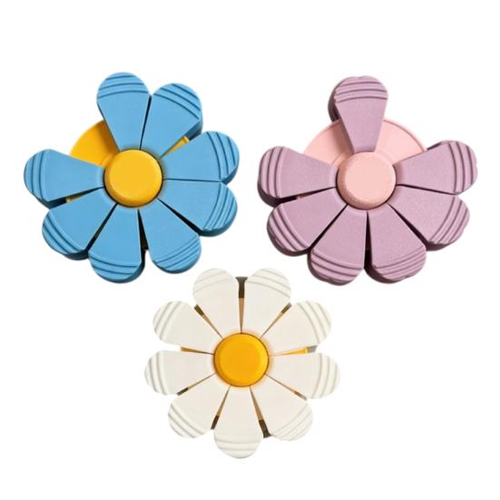 1/3Pcs Flower Refrigerator Magnet with Pedal Clips Detachable Food Bag Sealing Clamp Fridge Magnet Home Kitchen Cabinet Locker Decoration