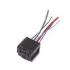 5-Pin Automotive Relay Socket Harness,Pre-Wired Electrical Connector Plug for Car Relay