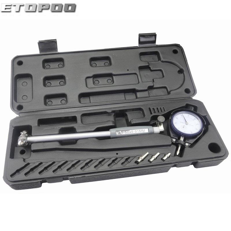 ETOPOO Inner Diameter Micrometer Bridge Guard Type: 18, 35, 50, 160MM Cylinder Gauge Indicator