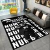 The Umbrella Academy TV-Film Teppich, Teppich für Zuhause Wohnzimmer Schlafzimmer Sofa Fußmatte Dekor, Kinder Spielteppich Rutschfeste Bodenmatte 3D