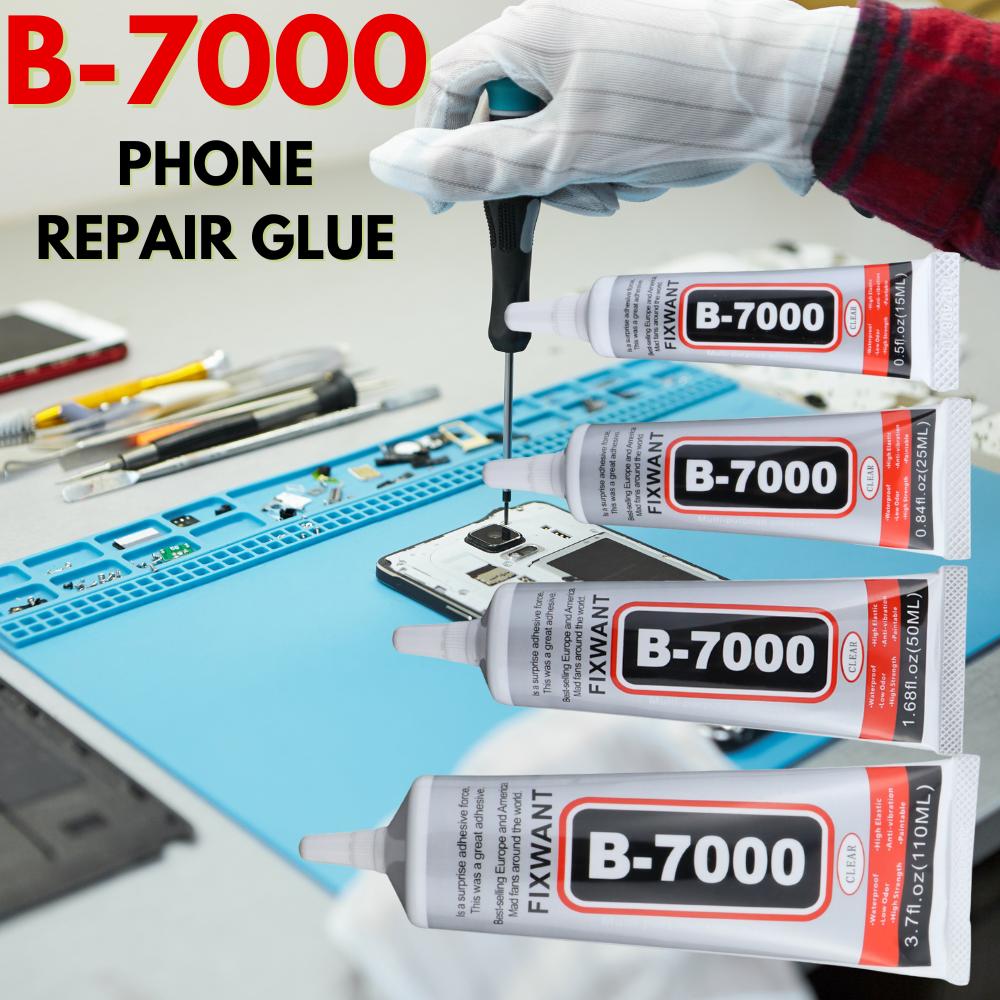 Generell B7000 Smyckeshantverk Tyg Skor Lim 15ml B-7000 Transparent Lim Reparation Mobiltelefon Pekskärm Flytande